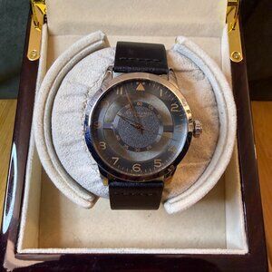 Stuhrling Aviator 650 Quartz Watch Silver/Grey/Black, 42mm